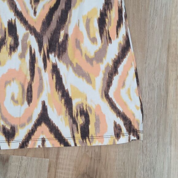 💜Ann Taylor Multicolored High Neck Sleeveless Top Large - Picture 5 of 8